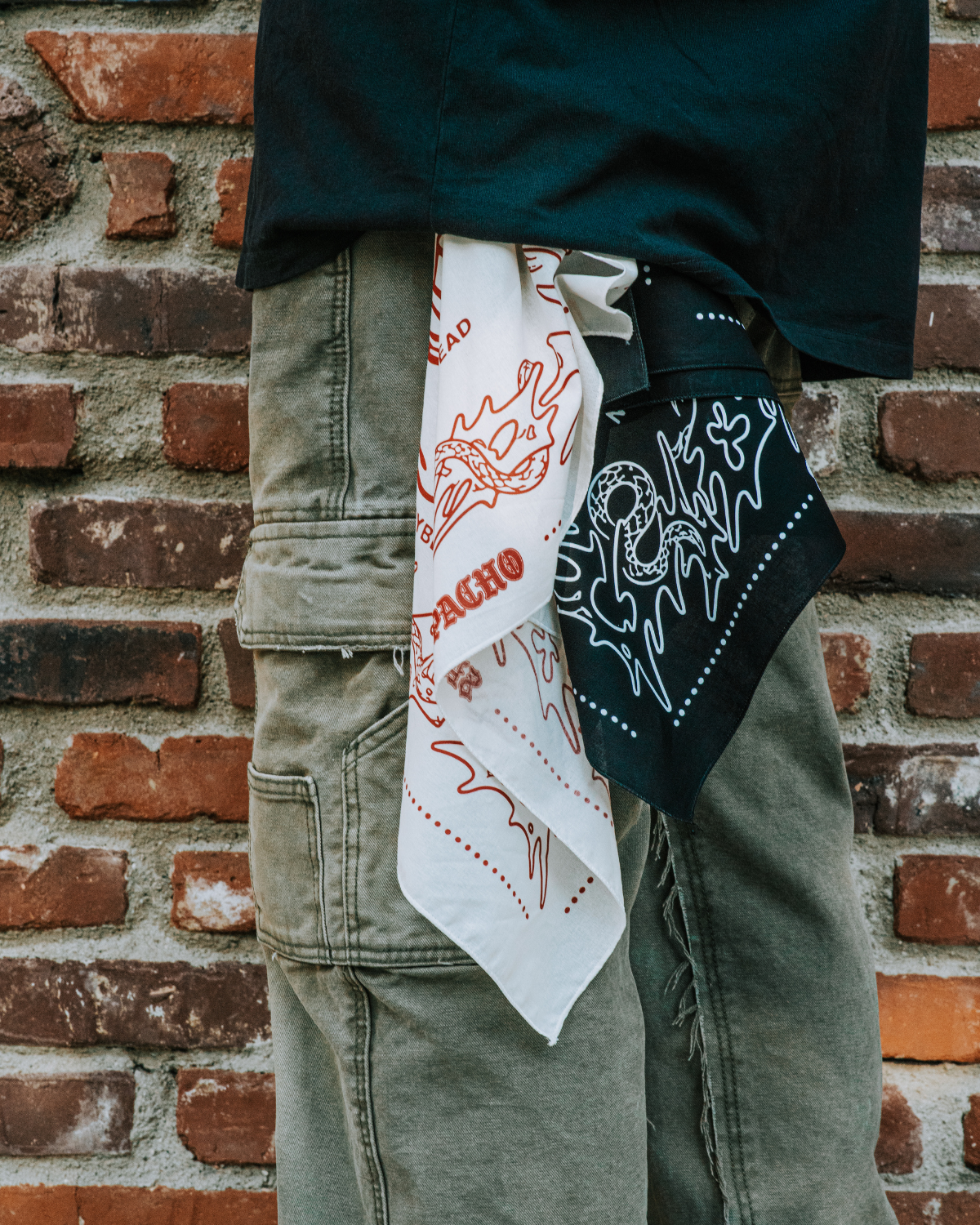 No Regrets Bandana - Black