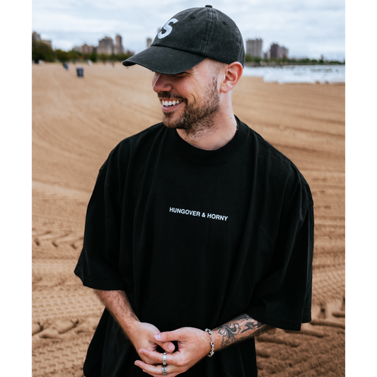 Hungover & Horny v2 Oversized Tee
