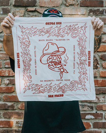 No Regrets Bandana - Cream