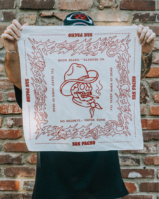 No Regrets Bandana - Cream