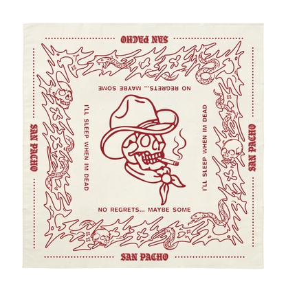 No Regrets Bandana - Cream